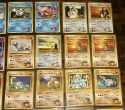 Pokemon Bulk Job Lot Gym Challenge Japanese X49 Non Holo Mint - Image 4