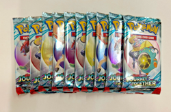 Lot 10x Pokemon TCG Journey Together Booster Pack SV09 Sealed English OVP New #1 - Image 1