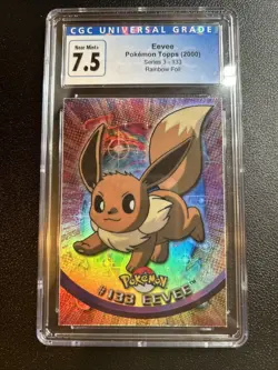 Pokemon 2000 Topps Series 3 - 133 Rainbow Foil CGC 7.5 - Image 1
