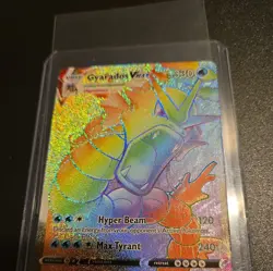 Pokemon Gyarados VMAX 207/203 Evolving Skies Rainbow Secret Rare Holo NM - Image 2