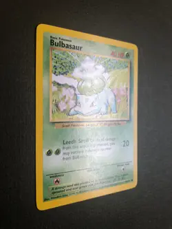 Pokemon - Bulbasaur 44/102 Base Set Unlimited 2000 Pristine! - Image 3