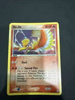 Pokemon - Ho-Oh - Holo - Eng Rare NM -Unseen Forces 27/115 - No Shining - Image 1