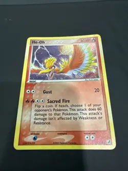 Pokemon - Ho-Oh - Holo - Eng Rare NM -Unseen Forces 27/115 - No Shining - Image 3