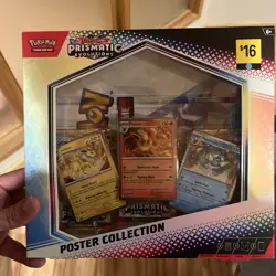 Pokemon TCG: Prismatic Evolutions - Poster Collection Sealed Lot Of 6 W/ Display - Image 3