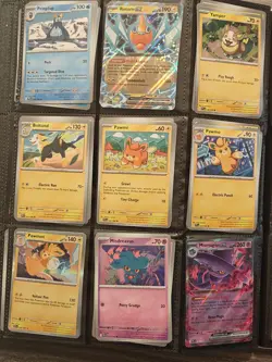2025 Pokemon Phantasmal Flames Complete Base Set 1-94 Master Set In Hand Reverse - Image 5