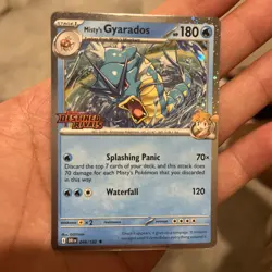 Misty’s Gyarados 049/182 - NM - Stamped Promo - Destined Rivals - Pokemon TCG - Image 1