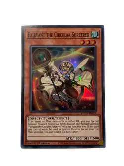 PHHY-EN025 Fairyant the Circular Sorcerer Super Rare 1st Edition YuGiOh Card - Image 1