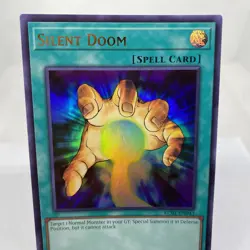 Yugioh Silent Doom KC01-EN043 Ultra Rare NM 25TH Kaiba Set - Image 2