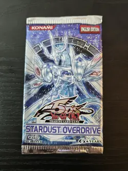 Yugioh Stardust Overdrive Booster Pack English Edition Sealed - Image 1