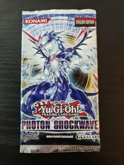 Yugioh Photon Shockwave Booster Pack 1st Edition Sealed - Image 1