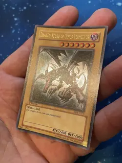2002 Yu-Gi-Oh LOB 1ST EDITION ULTRA RED-EYES BLACK DRAGON LDB-P070 Near Mint #3 - Image 2