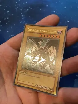 2002 Yu-Gi-Oh LOB 1ST EDITION ULTRA RED-EYES BLACK DRAGON LDB-P070 Near Mint #2 - Image 2