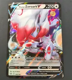 Pokemon Lost Origin Hisuian Zoroark V Ultra Rare Card 146/196 NM - Image 1