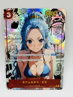 One Piece Goddess Vivi Manga Art DIY Doujin Kawaii Art Holo Card - Image 1