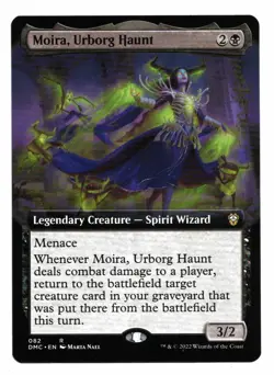 MTG Card: Moira, Urborg Haunt Extended Art #082 Dominaria United Rare! NM - Image 1