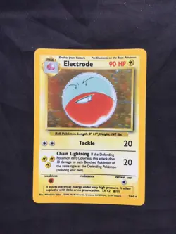 Pokemon Cards: Jungle Rare Holo: Electrode 2/64 No Symbol Error - Image 1