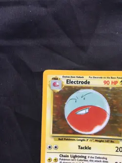 Pokemon Cards: Jungle Rare Holo: Electrode 2/64 No Symbol Error - Image 3