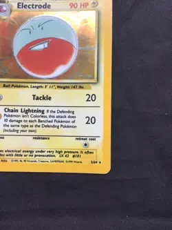 Pokemon Cards: Jungle Rare Holo: Electrode 2/64 No Symbol Error - Image 5