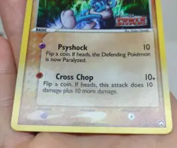 Pokemon TCG - Meditite 55/108 EX Power Keepers Stamped Holo Card - NM - Image 4