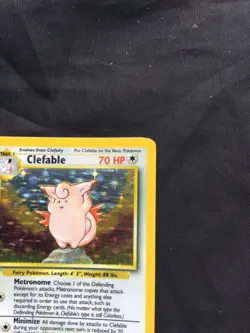 Pokemon Cards: Jungle Rare Holo: Clefable 1/64 No Symbol Error - Image 4