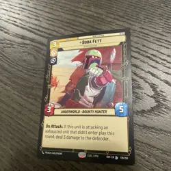 Star Wars Unlimited SOR - Boba Fett, Disintegrator (card 179/252) - Image 1