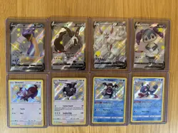 Shining Fates Full Art & Holo Card Lot Of 8 Rare Nm Lapras Grimmsnarl - Image 1