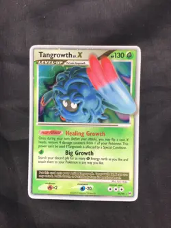 Pokemon Cards: Arceus Rare Holo: Tangrowth Lv. X 99/99 - Image 1
