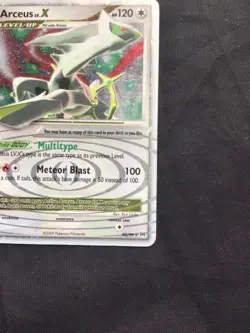 Pokemon Cards: Arceus Rare Holo: Arceus Lv. X 95/99 - Image 5