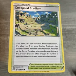 Collapsed Stadium - 137/172 - Uncommon Pokemon Card Brilliant Stars - Image 1