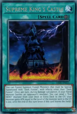 LED5-EN015 SUPREME KING'S CASTLE RARE 1ST EDITION YuGiOh CARD - Image 1
