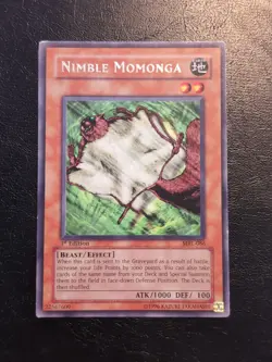 Yu-Gi-Oh! RARE CARD NIMBLE MOMONGA MRL-086 1ST LP - Image 1