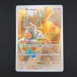 Pokemon TCG Card Mimikyu SVP075 Paldean Fates Black Star Promo Holo - NM - Image 1