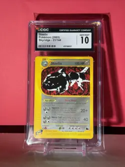 CGC 10 GEM MINT Steelix 31/144 Skyridge Rare NON HOLO Pokemon Card (PSA) - Image 1