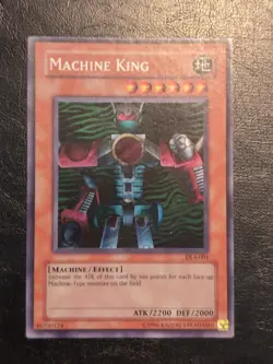 Yu-Gi-Oh! SUPER RARE HOLO CARD MACHINE KING DL4-001 VLP - Image 1