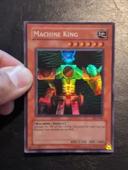 Yu-Gi-Oh! SUPER RARE HOLO CARD MACHINE KING DL4-001 VLP - Image 3