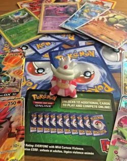 Pokemon TGC: 25 CARDS W/ BONUS ITEM, CODE CARD, & HOLO/RARE/GX/ULTRA GUARANTEED - Image 4