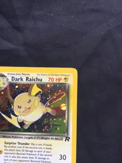 Pokemon Cards: Team Rocket 1st Edition Rare Holo: Dark Raichu 83/82 - Image 4