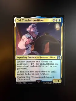 MTG Final Fantasy English Cid, Timeless Artificer 0216 Foil - Image 1