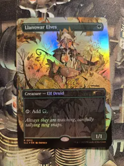 Llanowar Elves |Foil NM| Encyclopedia Secret Lair Magic MTG - Image 1
