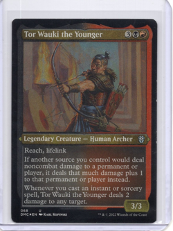 Tor Wauki the Younger 068/281 Foil Etched Dominaria United MTG LP - Image 1
