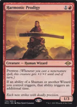 Harmonic Prodigy Modern Horizons 2 Regular Rare #132 NM MTG - Image 1