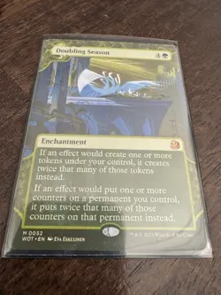 MTG Magic the Gathering Wilds of Eldraine 52 Enchanting Tales Doubling Season - Image 1
