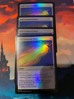 MTG Modern Horizons 3 Null Elemental Blast Foil x 4 - Image 1