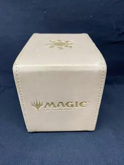MTG Mana Flip Deck Box White Alcove Double Magnet Ultra Pro GC - Image 5