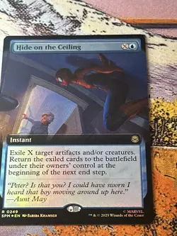Hide On The Ceiling - Foil - Extended Art - SPM - MTG - EN - NM - 0249 - Image 1