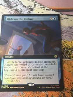 Hide On The Ceiling - Foil - Extended Art - SPM - MTG - EN - NM - 0249 - Image 3