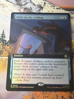 Hide On The Ceiling - Foil - Extended Art - SPM - MTG - EN - NM - 0249 - Image 4