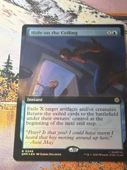 Hide On The Ceiling - Foil - Extended Art - SPM - MTG - EN - NM - 0249 - Image 5