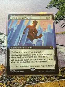 With Great Power . . . Magic The Gathering Spider-Man Extended Art - Image 1