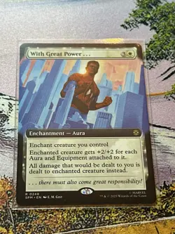 With Great Power . . . Magic The Gathering Spider-Man Extended Art - Image 2